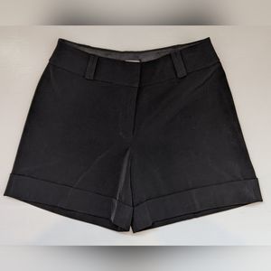 White House Black Market Size 8 black shorts.